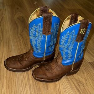 Anderson Bean Kids Brown and Blue Boots